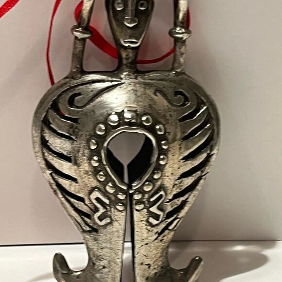 Mamuli Sumba silver pendant, vintage, rare - Picture 3 of 10